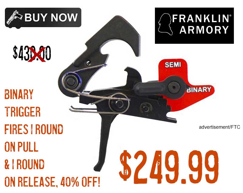 Franklin Armory BFSIII Binary Trigger - AR-15